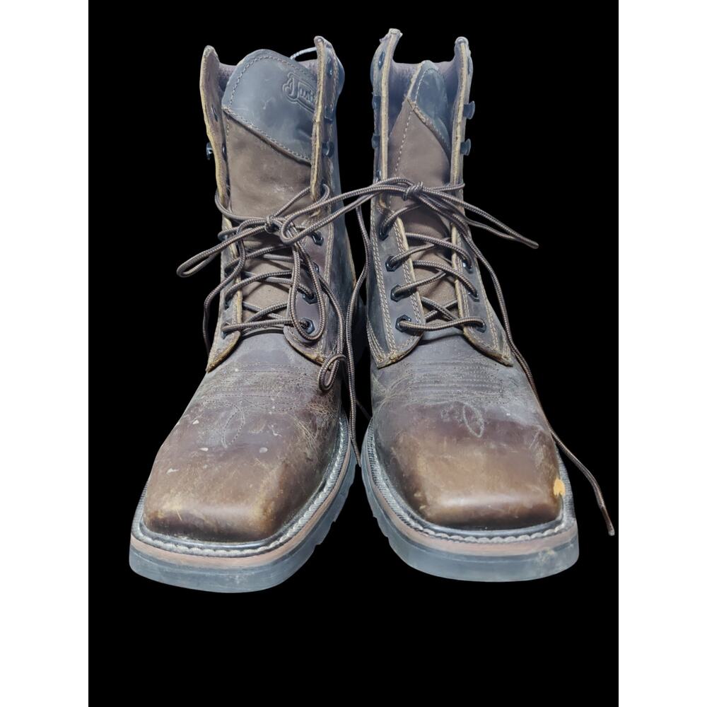 Justin Original steel toed work boots-mens size 11 1/2EE